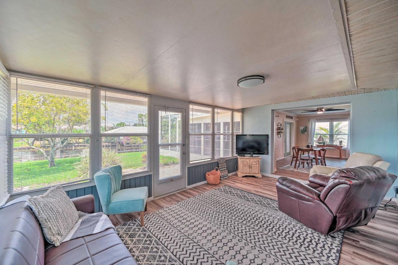 Waterfront Lake Placid Escape With Dock And Lanai Esterno foto